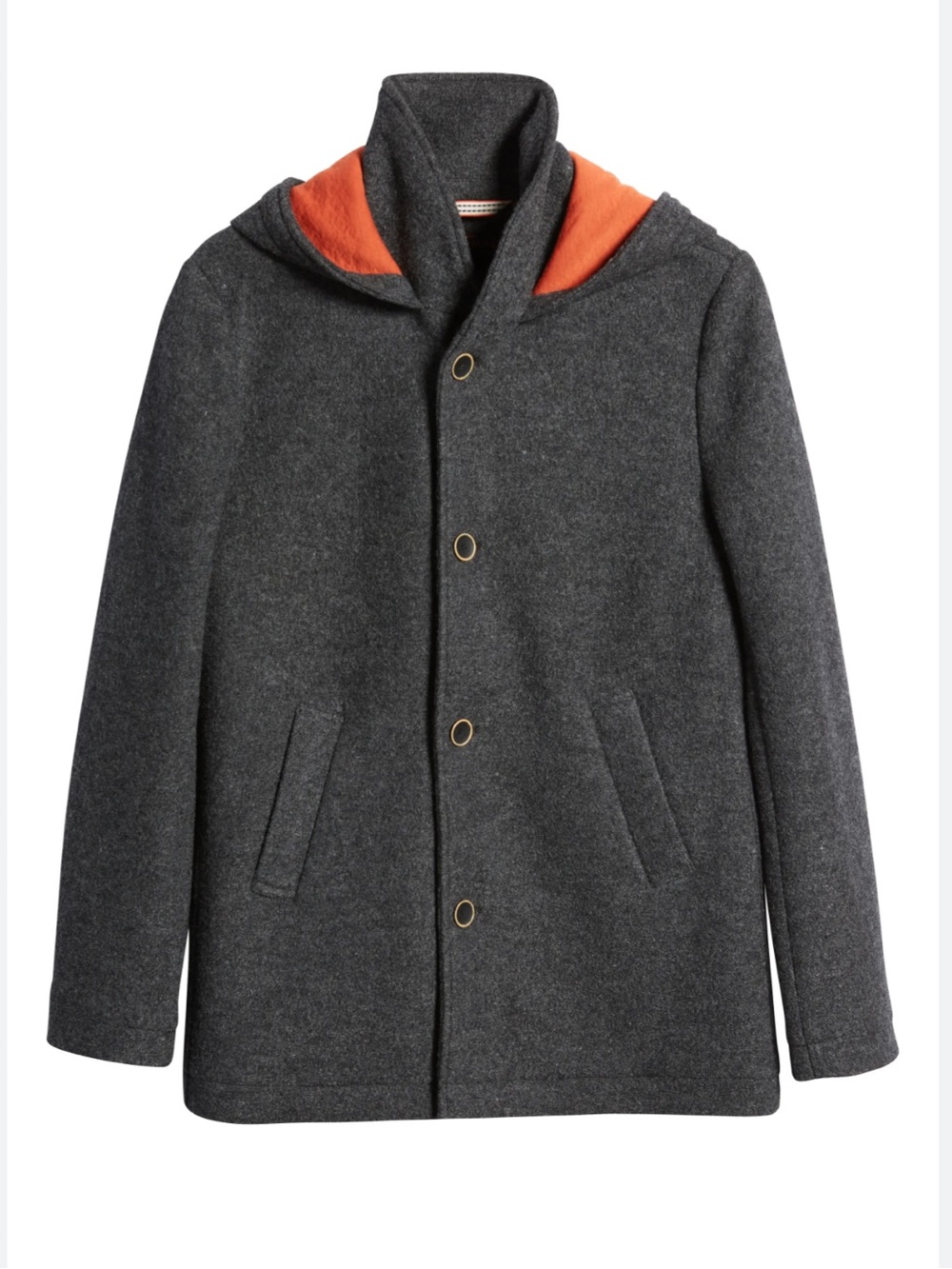 Balboa City Peacoat The Normal Brand with Orange Lining size small